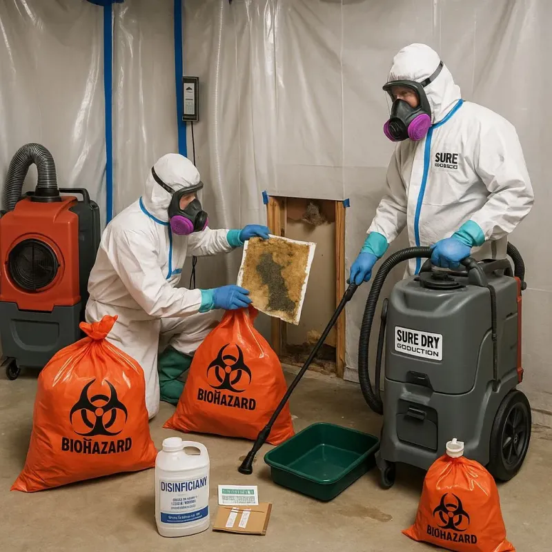 Contaminated Water Handling Protocols process in Depue, IL