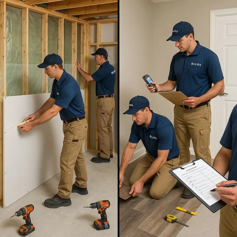 Repairs and Reconstruction process in Depue, IL
